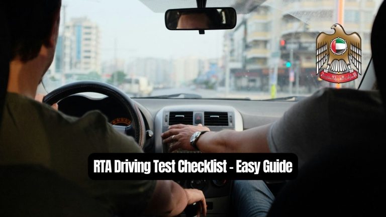 RTA Driving Test Checklist - Easy Guide