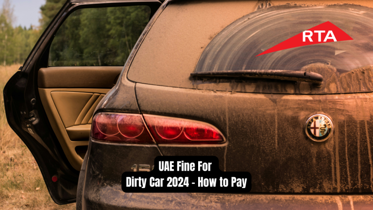 UAE Fine For Dirty Car 2024 - How to Pay