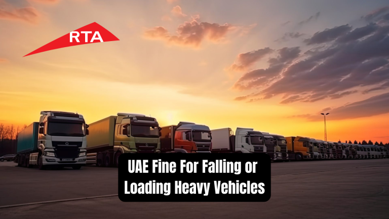 UAE Fine For Falling or Loading Heavy Vehicles