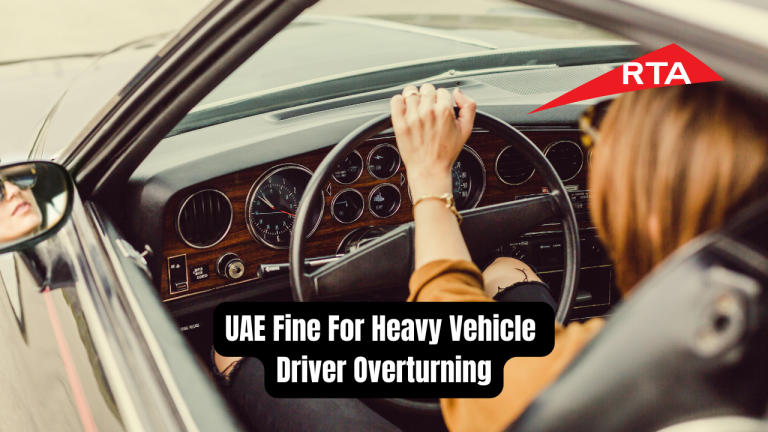UAE Fine For Heavy Vehicle Driver Overturning
