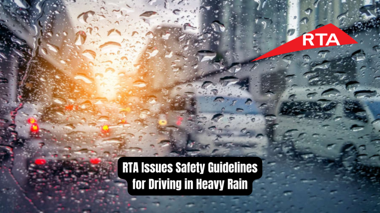 RTA Issues Safety Guidelines for Driving in Heavy Rain