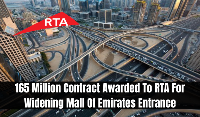 165 Million Contract Awarded To RTA For Widening Mall Of Emirates Entrance