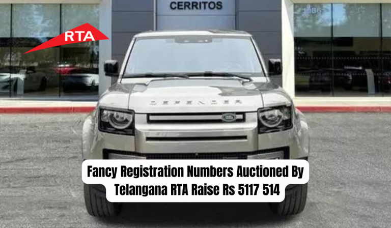 Fancy Registration Numbers Auctioned By Telangana RTA Raise Rs 51 17 514