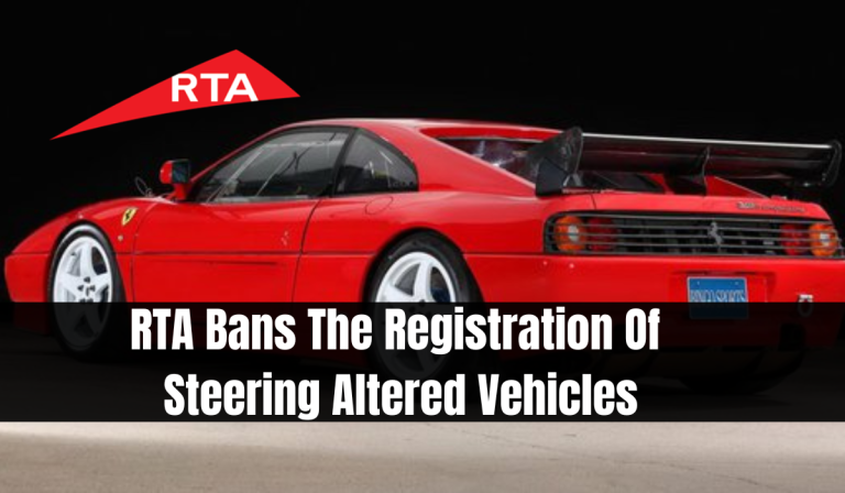 In a significant move to enhance road safety, the Roads and Transport Authority (RTA) has imposed a ban on the registration of vehicles with altered steering configuration