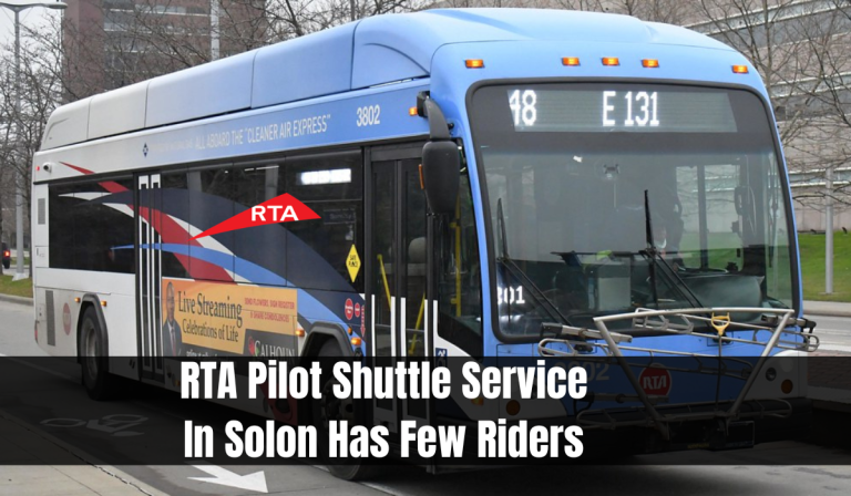 RTA Pilot Shuttle Service In Solon Has Few Riders - Will End This Month