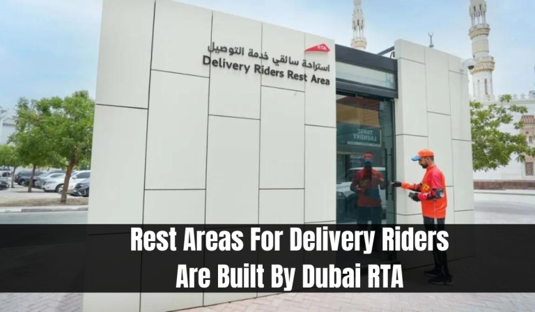 Rest Areas For Delivery Riders Are Built By Dubai RTA