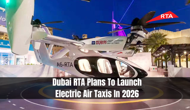 Dubai RTA Plans To Launch Electric Air Taxis In 2026