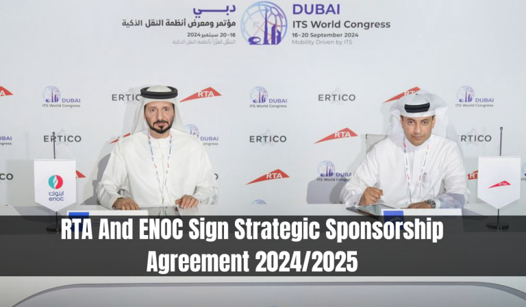 RTA And ENOC Sign Strategic Sponsorship Agreement 2024/2025