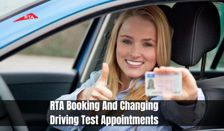 RTA Booking And Changing Driving Test Appointments
