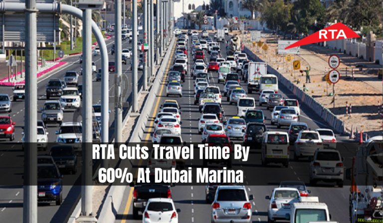 RTA Cuts Travel Time By 60% At Dubai Marina