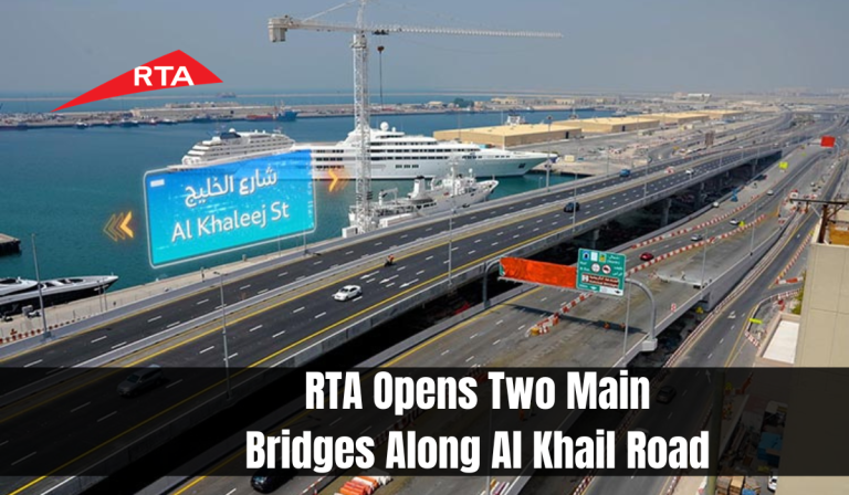RTA Opens Two Main Bridges Along Al Khail Road