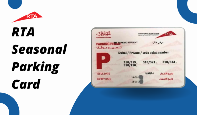 RTA Seasonal Parking Card