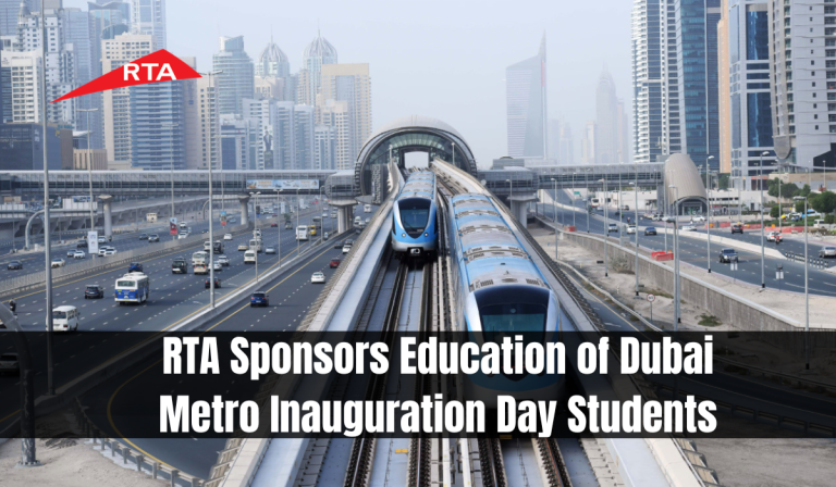 RTA Sponsors Education of Dubai Metro Inauguration Day Students