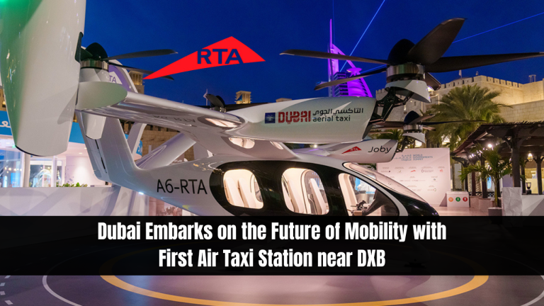 Dubai Embarks on the Future of Mobility with First Air Taxi Station near DXB