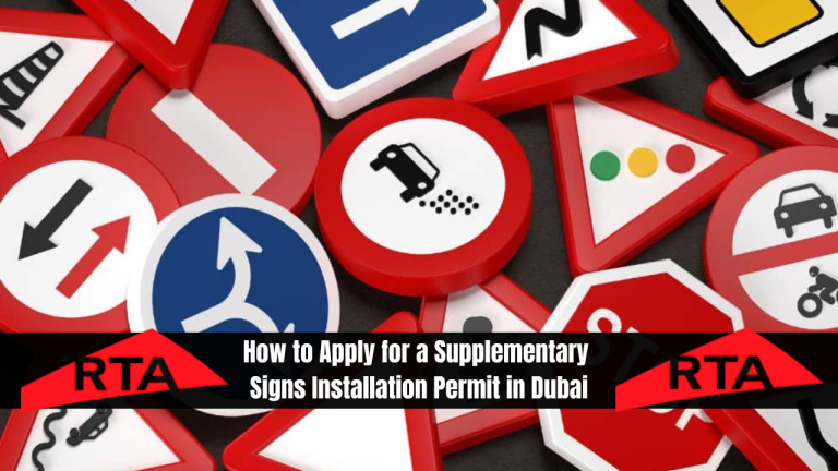 How to Apply for a Supplementary Signs Installation Permit in Dubai
