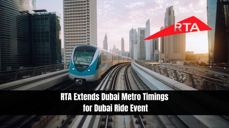 RTA Extends Dubai Metro Timings for Dubai Ride Event