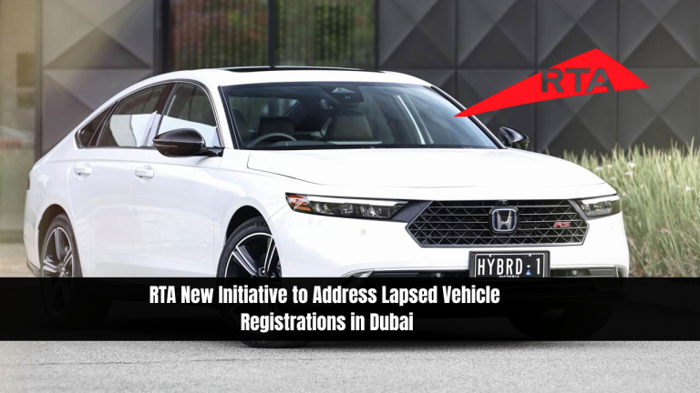 RTA New Initiative to Address Lapsed Vehicle Registrations in Dubai