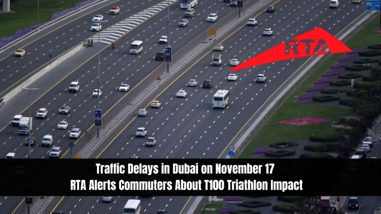 Traffic Delays in Dubai on November 17: RTA Alerts Commuters About T100 Triathlon Impact