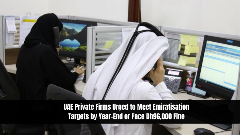 UAE Private Firms Urged to Meet Emiratisation Targets by Year-End or Face Dh96,000 Fine