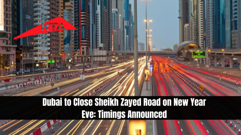 Dubai to Close Sheikh Zayed Road on New Year Eve: Timings Announced