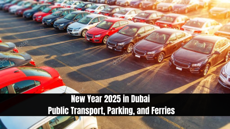 New Year 2025 in Dubai || Public Transport, Parking, and Ferries